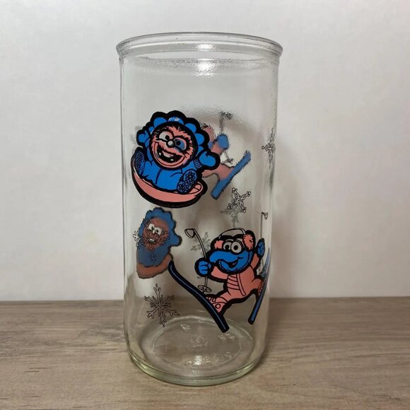 1989 Muppet Babies Kraft Grape Jelly Drinking Glass - Picture 1 of 5